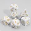 Непрозрачные игральные кости DND набор из 7 многогранных цифровых игральных костей для ролевой игры DND TRPG аксессуары для настольной игры