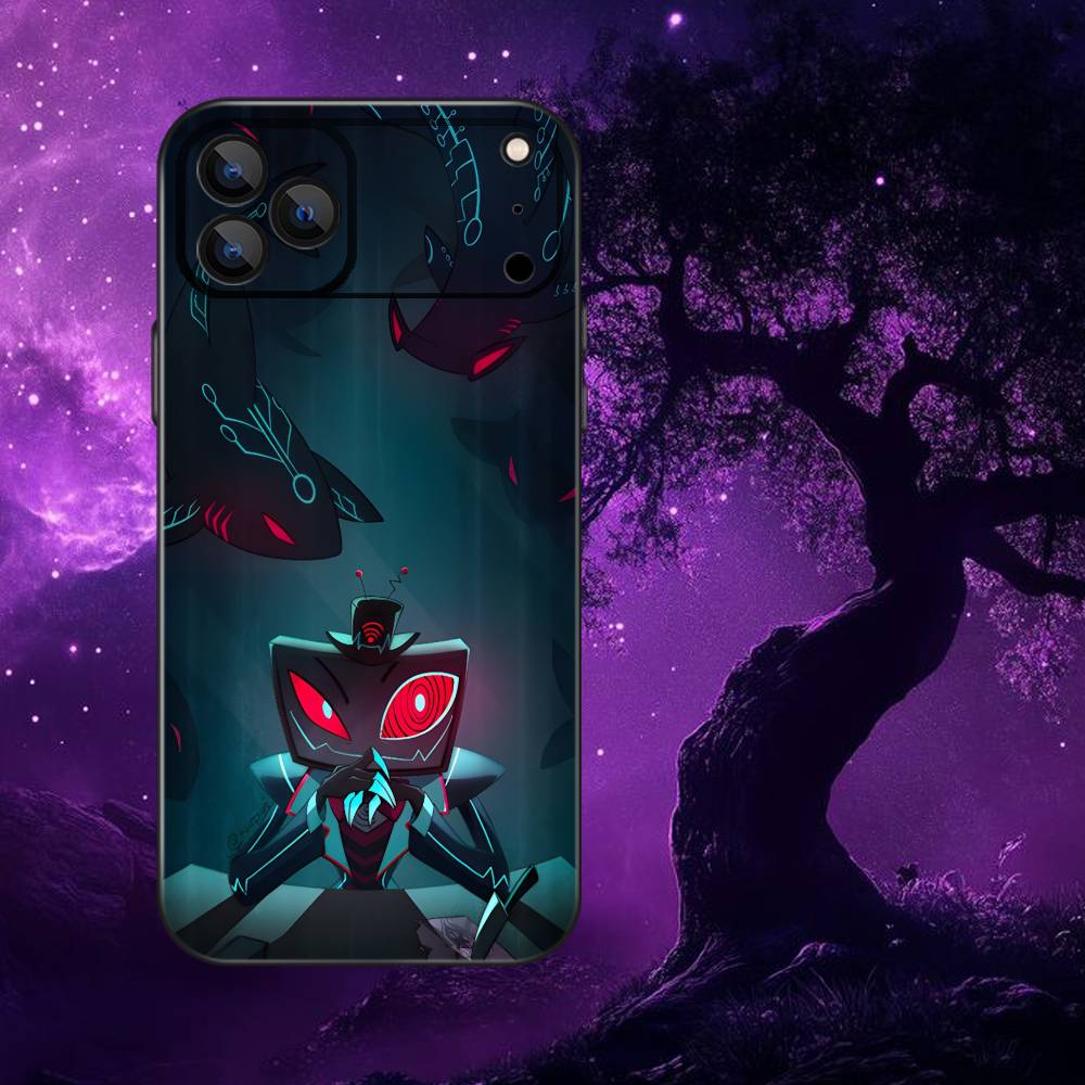 VOX Trust Us H-HazbinS Phone Case For iPhone 17,16,15,14,13,12,11,Pro,Max,Plus,E,SE4,Air,Mini Black Soft Funda