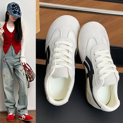 Популярные в этом году немецкие тренировочные кроссовки, повседневная спортивная обувь женская, лето 2025, тонкая сетчатая дышащая беговая обувь, красные кроссовки «Форрест Гамп»