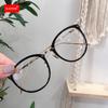1PC Optical Glasses Frame Women Men Round Oversized Eyeglasses Frames Metal Spectacles Clear Lenses Glasses Cat Eyes Retro New