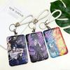 Anime Lanyards Keychain Badge Holder ID Credit Card Pass Hang Rope Lariat Lanyard for Keys Anime Accessories Gifts