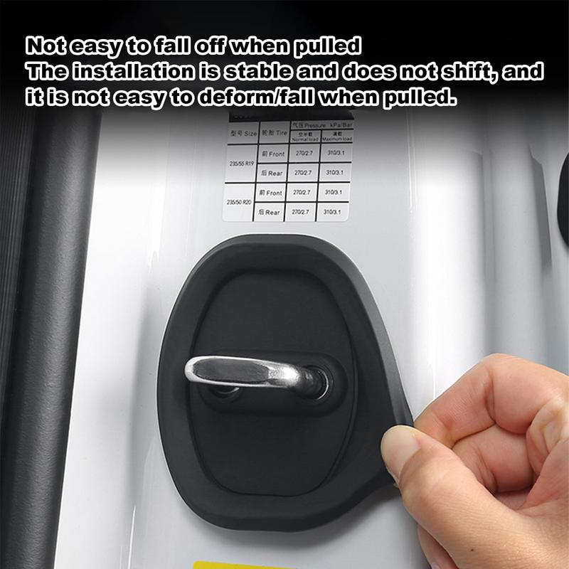 Защитный чехол для автомобильного дверного замка, 4 шт., защитный чехол для автомобильного дверного замка, антикоррозийный чехол для автомобильного дверного замка, автомобильные аксессуары