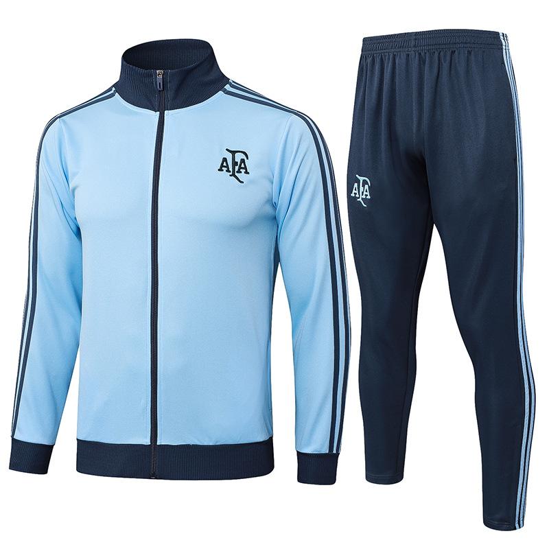 2024 country captain zipper Argentina Portugal Italy Brazil Germany warm-up jersey football jersey