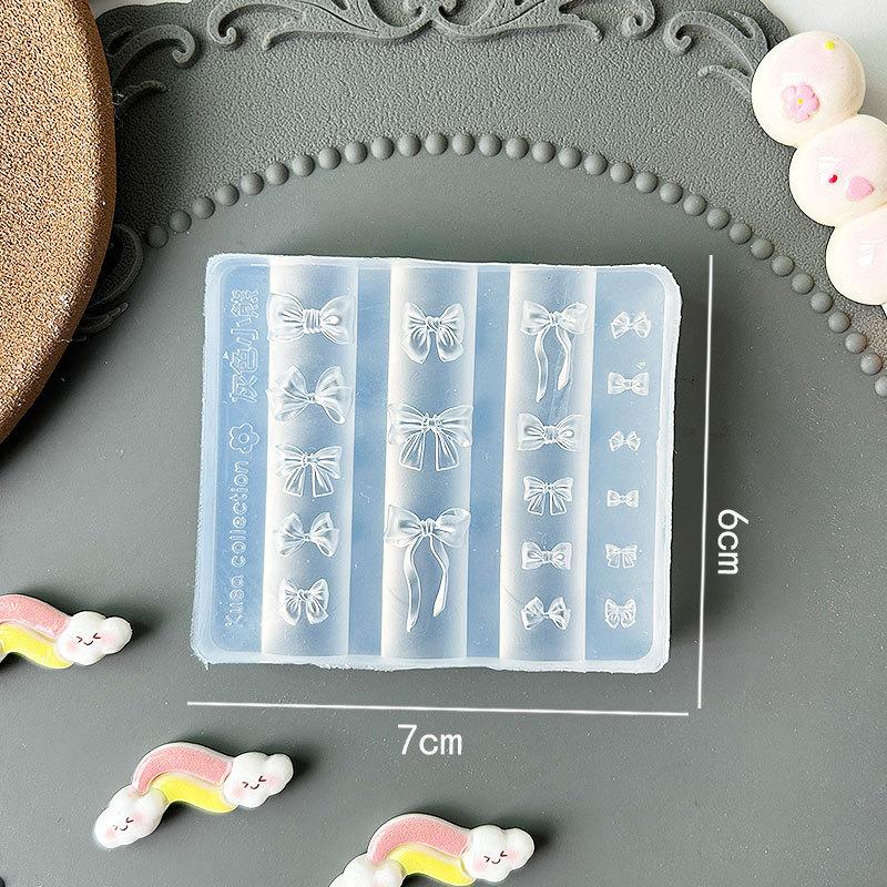 3D Фруктовый силиконовый молд для ногтей Сладкие лепестки цветов Ногти феи Шаблоны DIY Декор для нейл-арта Шаблон для маникюра для нейл-шармов