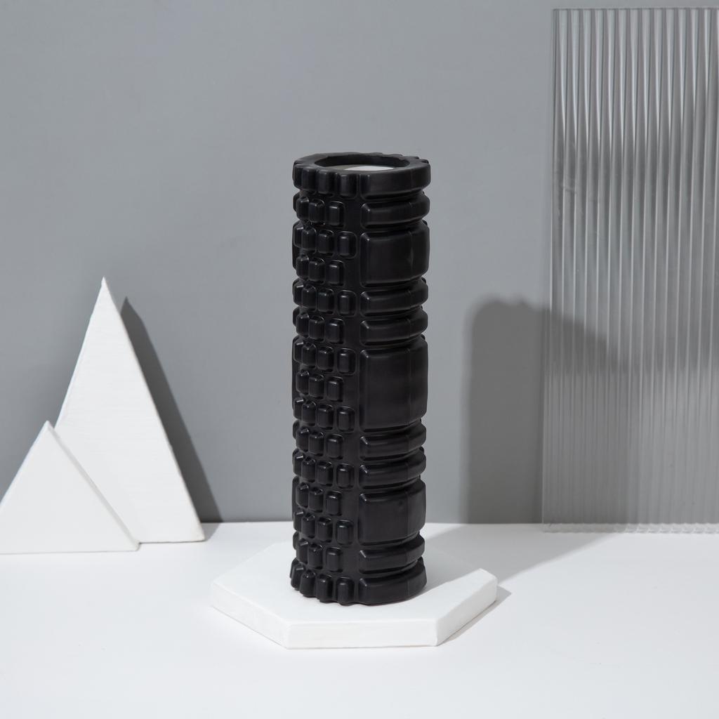 Connors Solid Foam Shaft Muscle Relaxation Skinny Leg Roller Massage Yoga Column Auxiliary Tools Supplies Equipment.