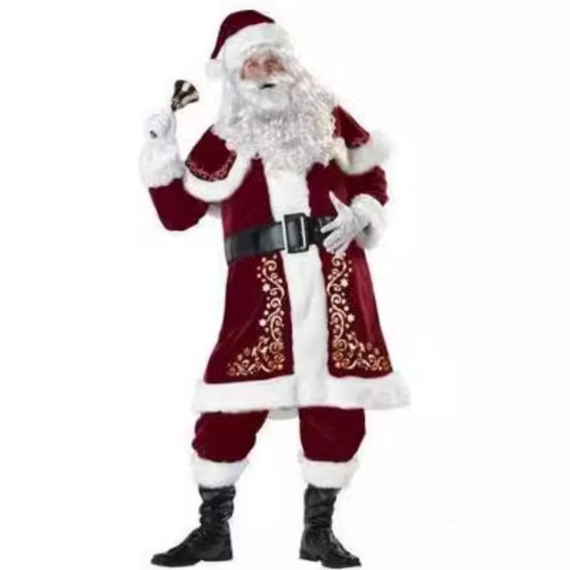 Adult Men's Christmas Clothing Santa Claus Costume Santa Claus Performance