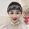 Женские кружевные шапки-тюрбаны для женщин Дышащая сетчатая шапочка Мусульманская летняя шапка-головной убор
