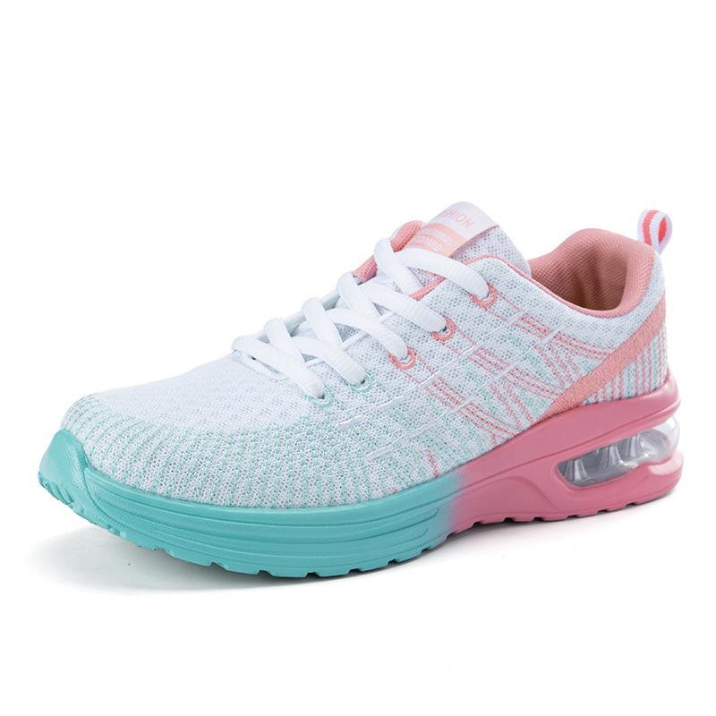 Fashion Spring Air Cushion Running Shoes Breathable Mesh Sneakers Sports Casual Woman Shoes Walking Breathable Tennis Shoes for Women
