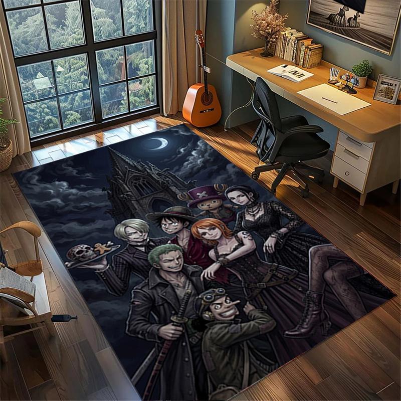 Non Slip "ONE PIECE" Floor Rug Large Washable Area Carpet Bedroom Gamer Room Home Decor kwq45
