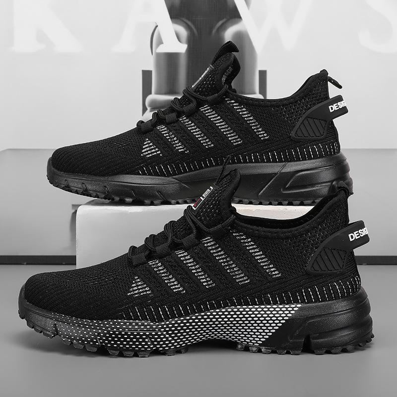 Мужская обувь, сетчатая нескользящая спортивная обувь, обувь для ходьбы, повседневная мужская обувь для бега