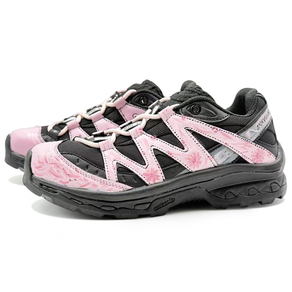 SALOMON XT Quest Низкие Беговые Кроссовки Унисекс Черно-Розовые 410139(Команда1181-1 С)