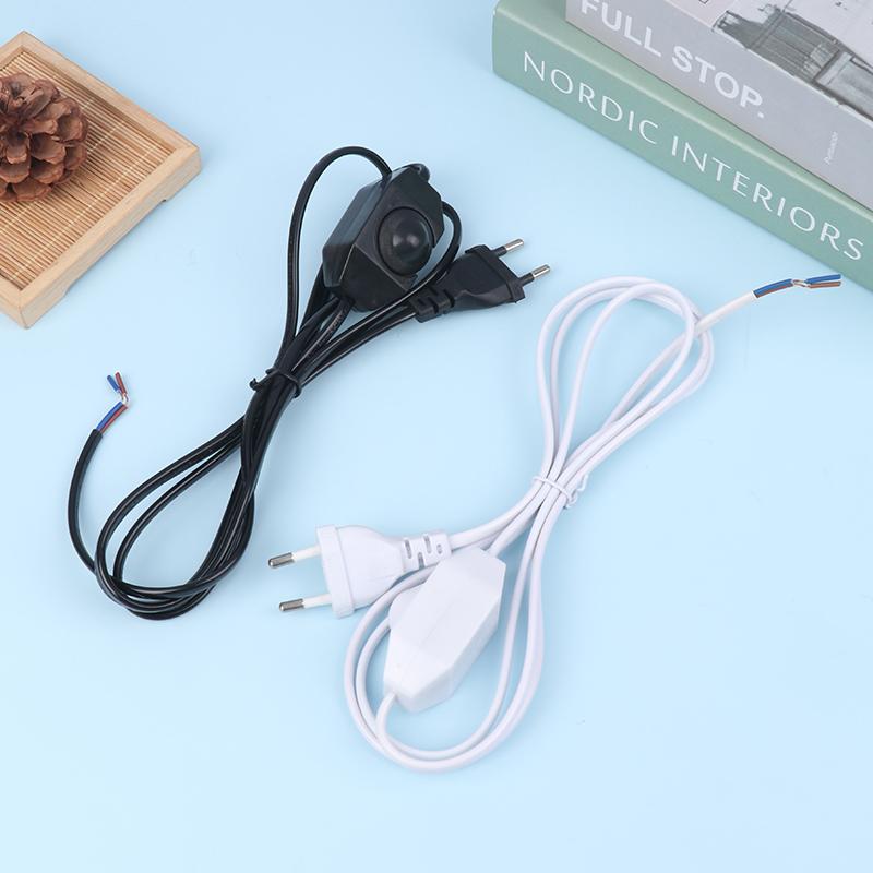 1.8M Extension Cord With Dimmer Eu Plug Control Switch Power Cable Cord Eu Plug For Table Lamp 220V Electricity Wire