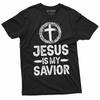 Jesus Is My Savior T-shirt Religious Jesus Christ Cross Tee Shirt Faith Shirts