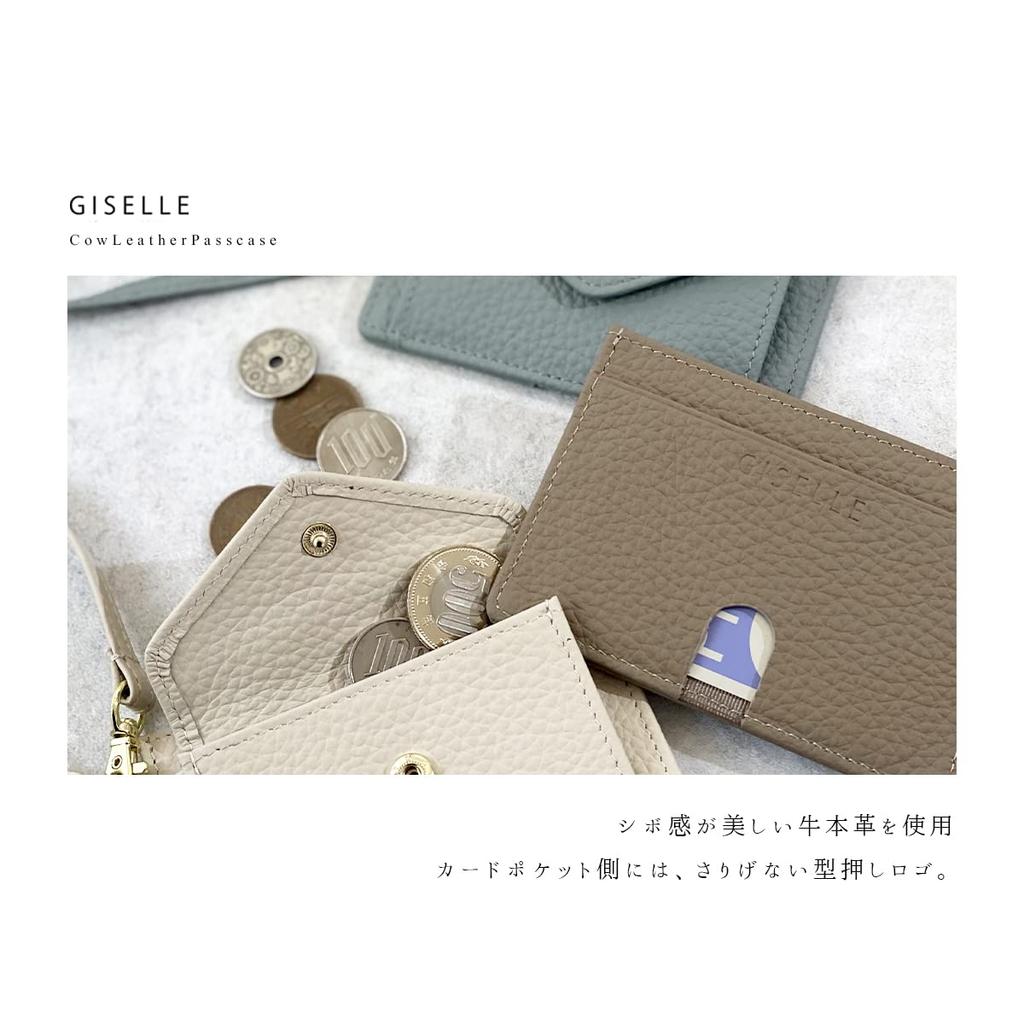 Чехол для проездного Gisele, Держатель для проездного с выдвижной шнурком, Кошелек для мелочи, Картхолдер, Отделения для карт, Тонкий и легкий мини-кошелек из натуральной коровьей кожи для мужчин