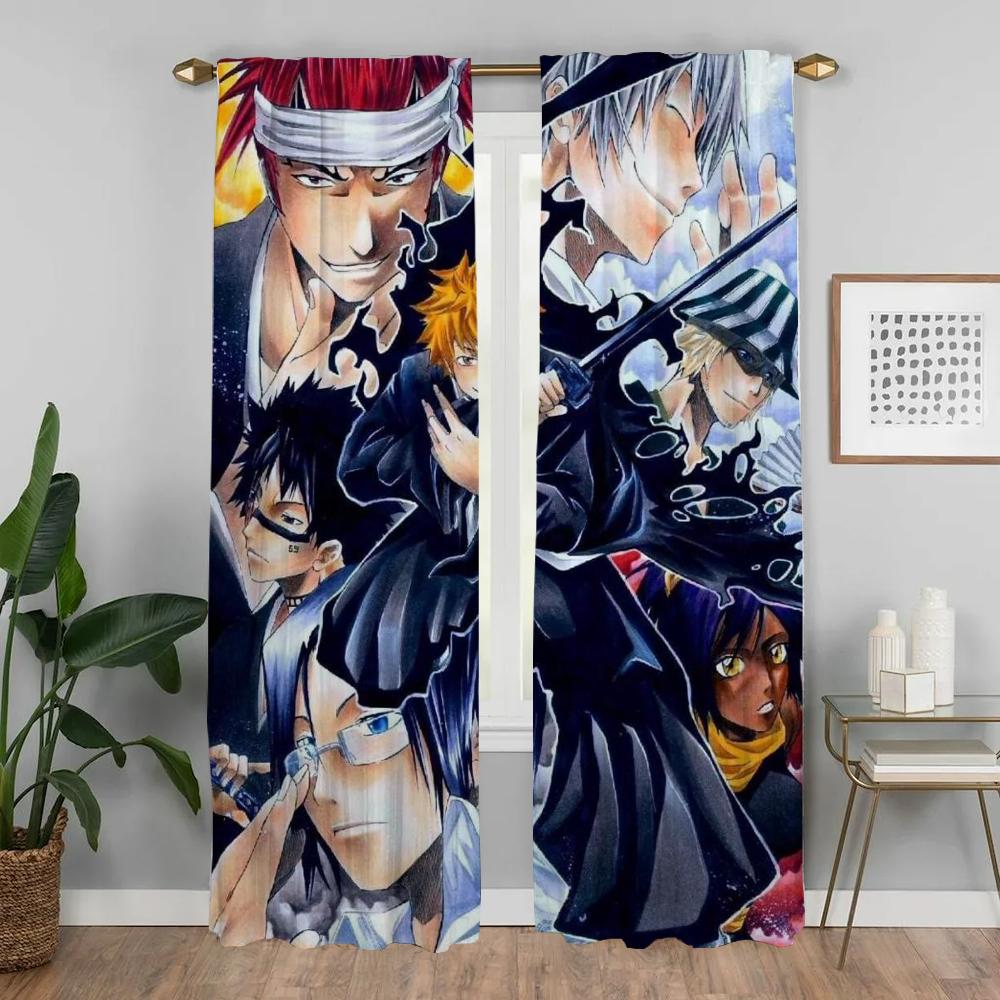 BleachS затемняющие шторы для камеры Хэллоуин украшения окна занавески для комнаты 2 панели домашнего интерьера занавески перегородка ребенок