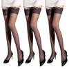 POPULAR Set of Garter Stockings with Cute Socks for Beautiful Sexy Floral Lace Stockings 3-Pair Non-Slip Elasticity, Knee-High Cosplay, Legs, (Black,