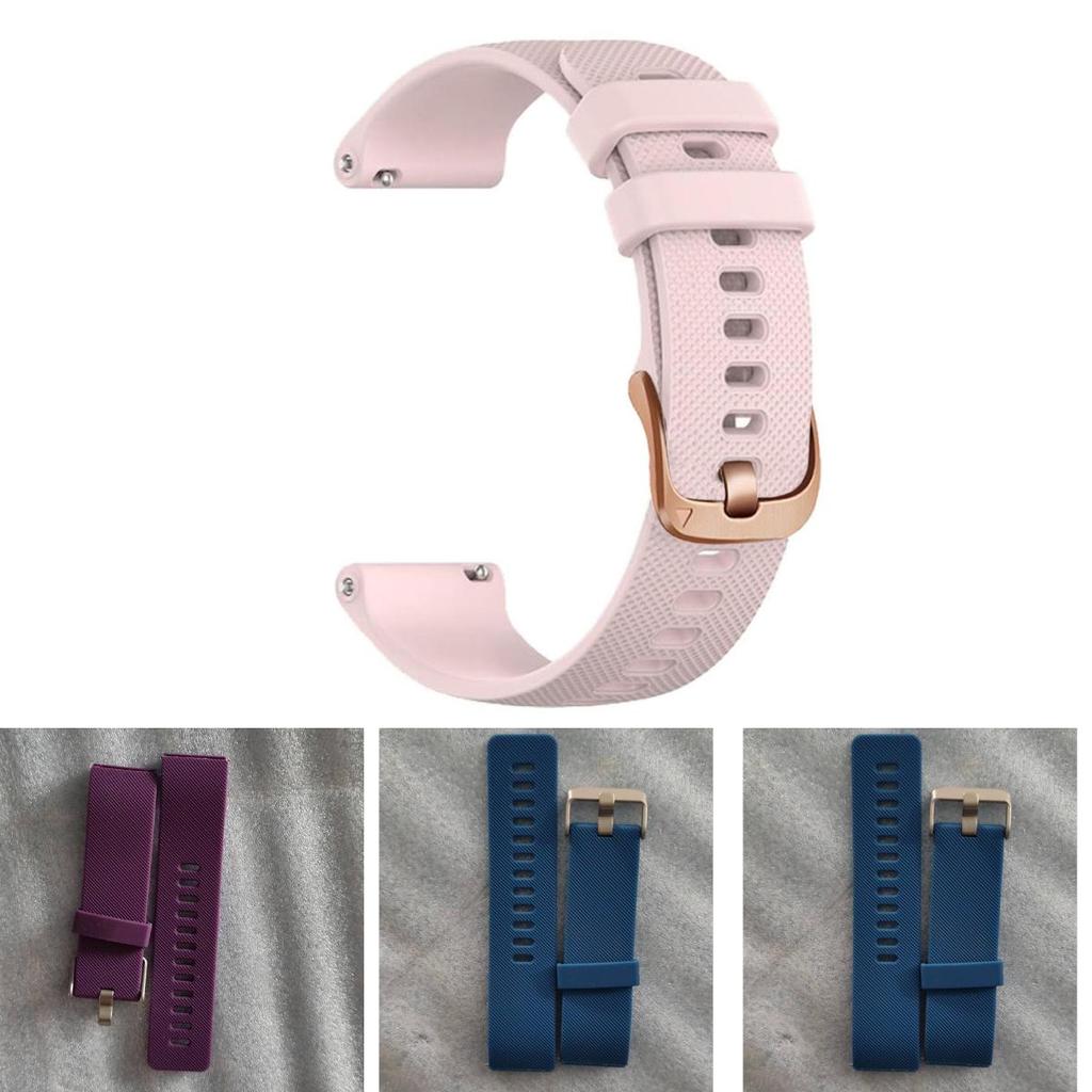 Garmin Vivoactive 5 Silicone Replacement Band With Secure Clasp For Daily Wear And Exercise