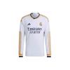 Real Madrid 23/24 Long Sleeve Home Authentic Jersey White Men Streetwear IA9978