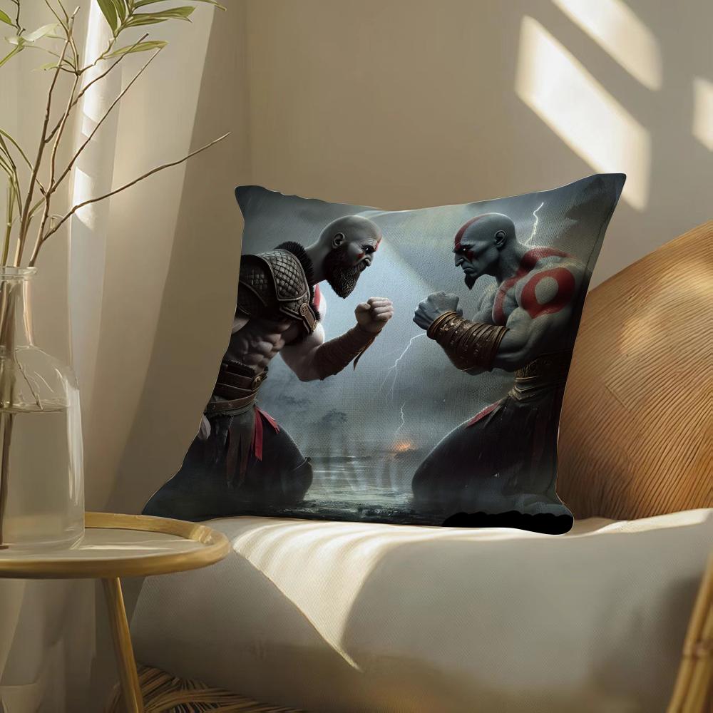 Gameg-Godofwarragnarok Pillow Case Pillowcase, Double-Sided Printed, Sofa Cushion, Bedroom Headboard