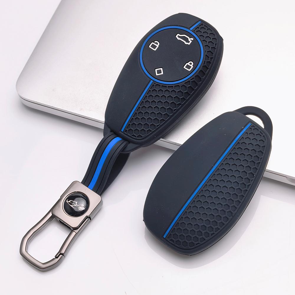 Чехол для брелока для Leapmotor T03 S01 C11 C01 с брелоком, защитный корпус от царапин и ударов, держатель с сотовой текстурой, ударопрочная конструкция