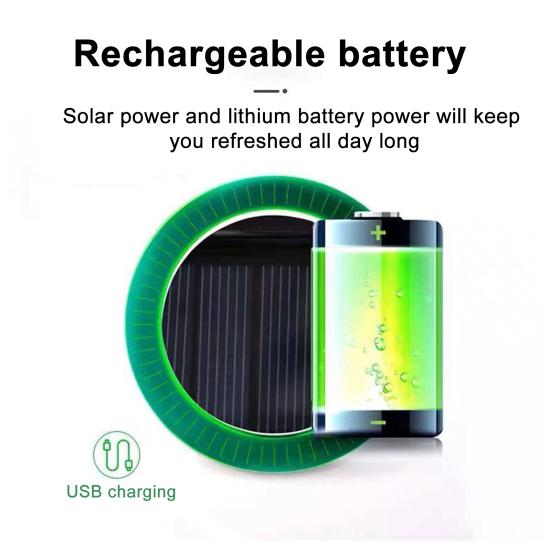 Широкополая шляпа от солнца со встроенным солнечным вентилятором для мужчин и женщин, летняя охлаждающая пляжная шляпа-ведро для рыбалки на открытом воздухе, пешего туризма, кемпинга