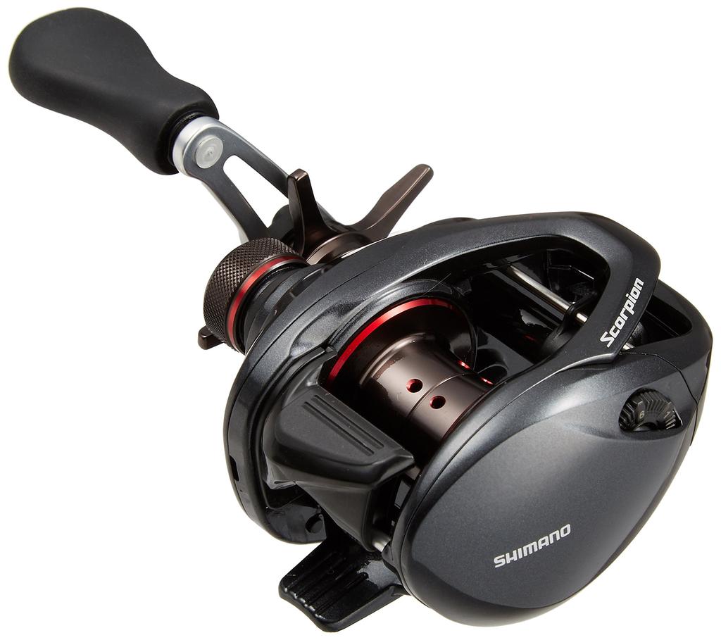SHIMANO Катушка для приманки Double Axis 16 Scorpion 71 с левой ручкой для ловли окуня, совместимая с легкими приманками