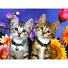 5D Diamond Painting Cat Full Round Rhinestones Animals Diamond Embroidery Cross Stitch