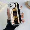 Чехлы для Samsung Galaxy A24 A54 A34 Xiaomi Poco X5 Redmi 13C Huawei Honor 90 Lite A19 Оригинальная кассета в стиле ретро с эксклюзивным рисунком кремового цвета Мягкий чехол