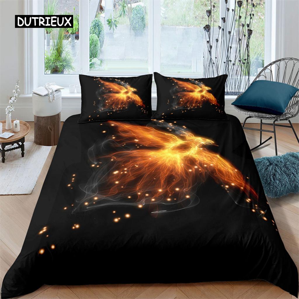 Пододеяльник Love Swan Романтический комплект постельного белья из микрофибры Покрывало King Full для влюбленных пар День святого Валентина Декор для дома