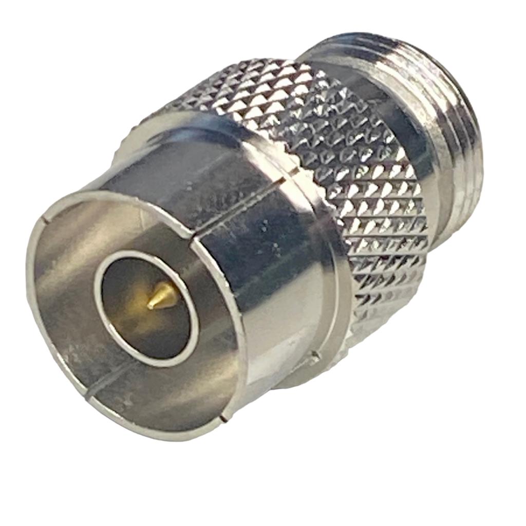 Adapter N plug / N socket quick connector