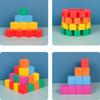 Montessori Magic Block Puzzle Toy Spatial Logical Thinking Training Game Rainbow Stacking Blocks Math Educational Toys For Child