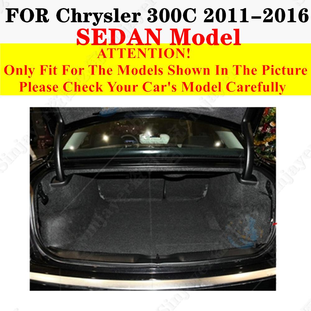 Sinjayer коврик для багажника автомобиля, водостойкий коврик для багажника, плоская боковая подкладка для багажника, автозапчасти для Chrysler 300C Sedan