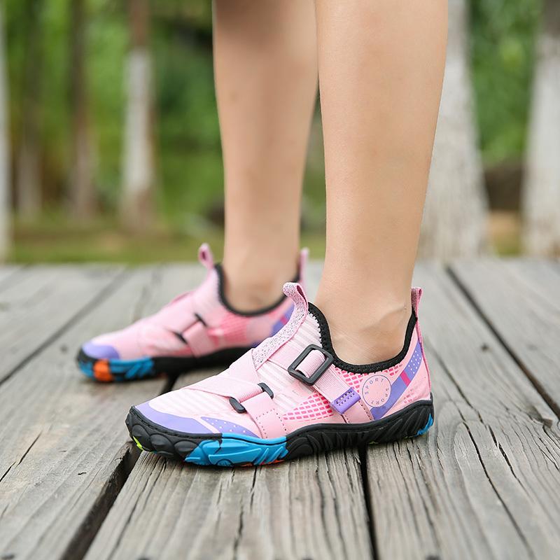 Детская обувь для босиком, детская дренажная обувь для пляжного плавания, быстросохнущая обувь для катания на лодках, дайвинга, рыбалки, серфинга, спортивные забродные кроссовки