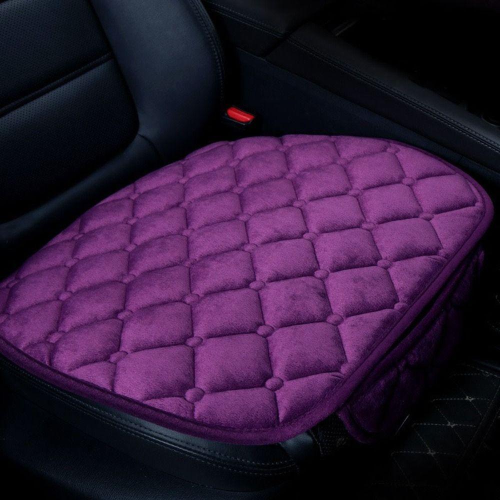 Плюшевый Зимний Чехол на Автокресло Сохраняет Тепло Защитный Коврик для Авто Универсальная Подушка для Автокресла Внедорожник