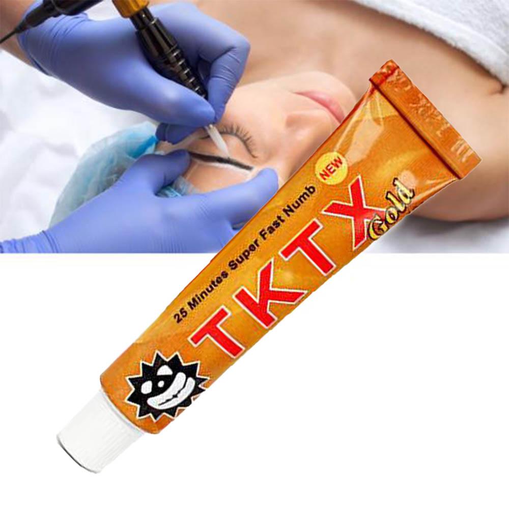 10 г анестетика для татуировки, быстрого обезболивания кожи, TXTX55%, золотой крем, полуперманентный