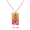 Demon Slayer Kimetsu No Yaiba Tomioka Giyuu Necklace With Pendant And Metal Chain For Cosplay Or Gift