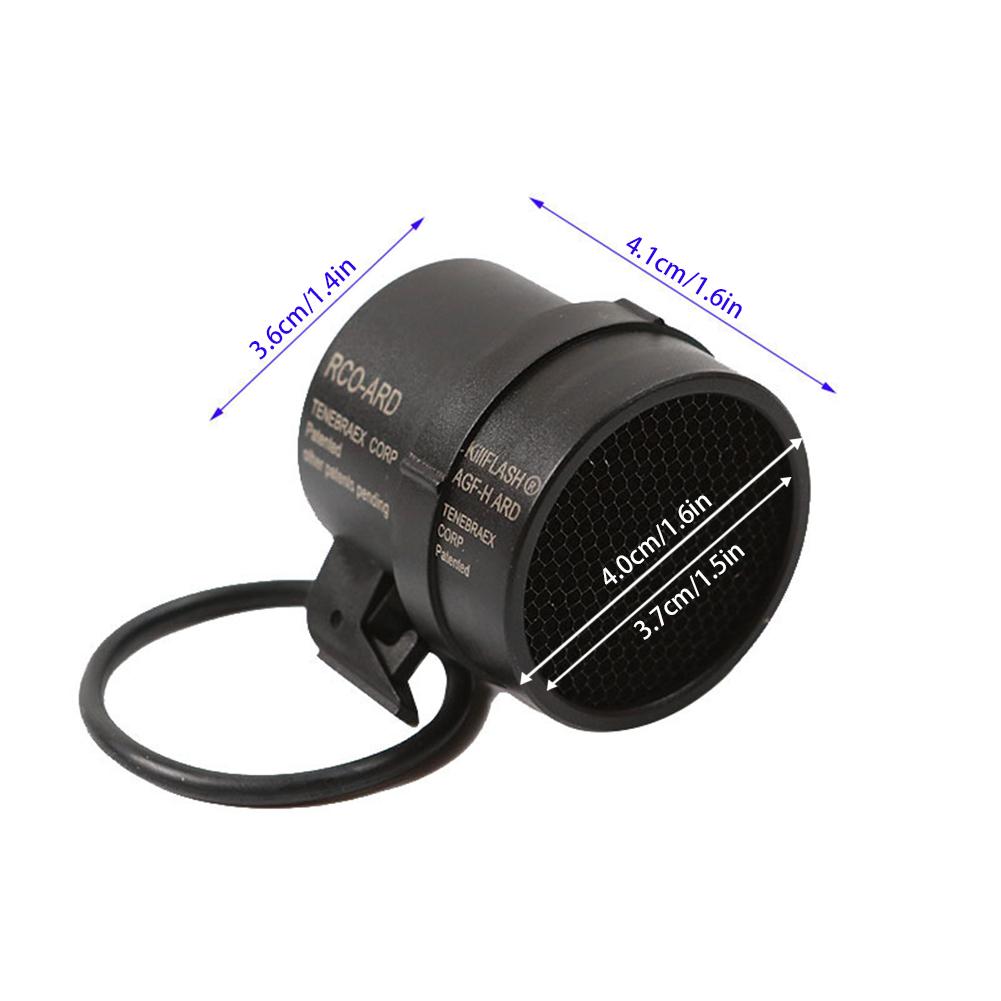 1 шт. пластиковая сотовая крышка прицела пылезащитная крышка объектива бленда Kill Flash для ACOG