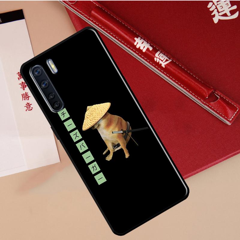 Мем Собака Чимс Смешной Чехол для Собачки Для Oppo A80 A58 A5 Pro A15 A16 A17 A57 A77 A94 A74 A54 A76 A96 A40 A60 A18 A38 A78 A98