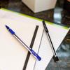 Linc Maxo Fine 0.7mm Ball Pen Black Ink Smooth Writing Fast Flow for Office School Home Use Comfortable Grip Pack of 1 X 25pcs