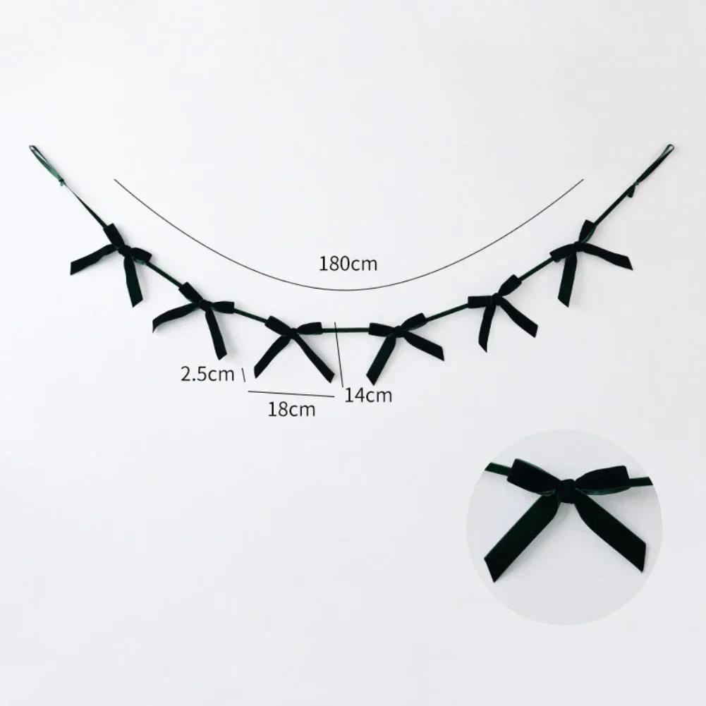 Праздничные Сборы Рождественский Баннер Декор для Праздничной Вечеринки Приблизительно 180 см Очаровательная Эстетика Легко Повесить Элегантный Дизайн