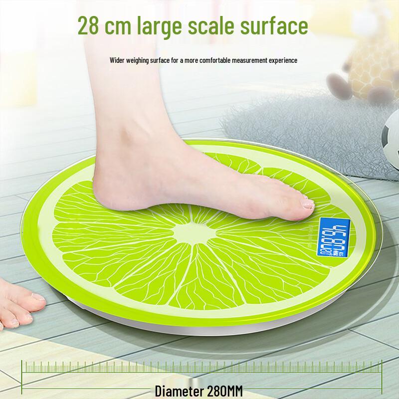 Jinmiao Lemon Round Digital Body Fat Scale