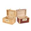 Wooden Combination Lock Piggy Bank Secure Box for Kids Savings Portable Treasure Storage Box with 3 Digit Lock for Home Gift