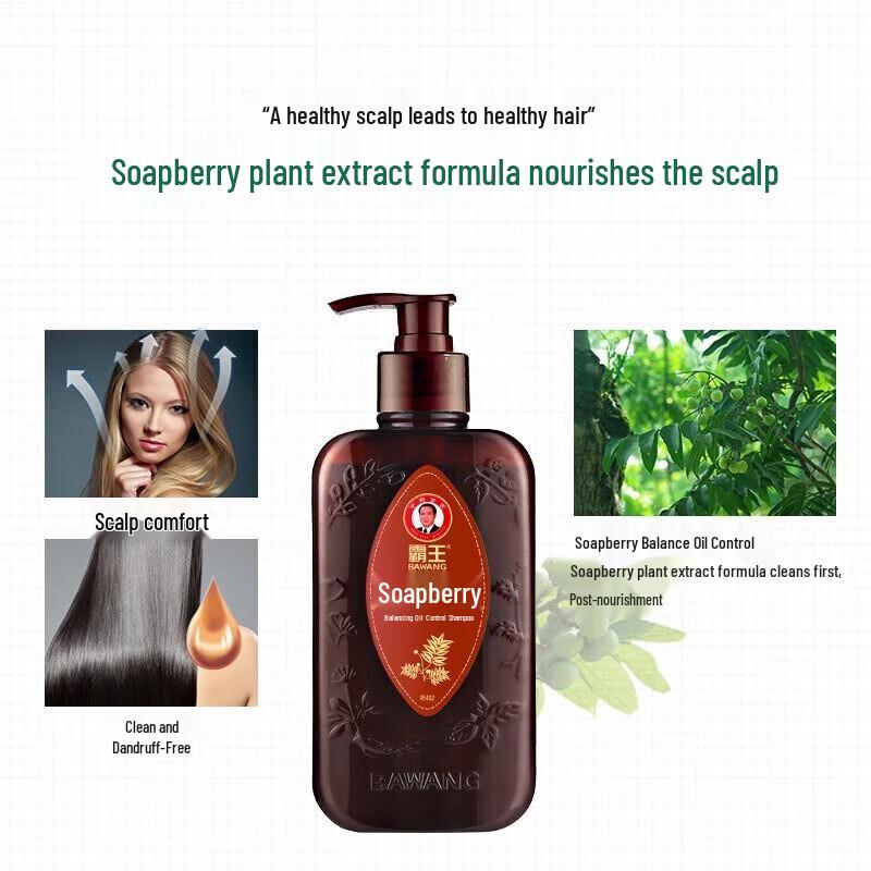 Bawang Soapberry Balancing Oil Control Shampoo