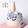 Handmade Gold Unicorn Cake Topper Baby Shower and Wedding Cake Topper