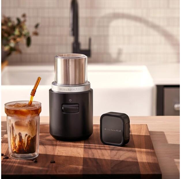 Coffee Grinder KitchenAid 5KBGR100BM Go Cordless Solo