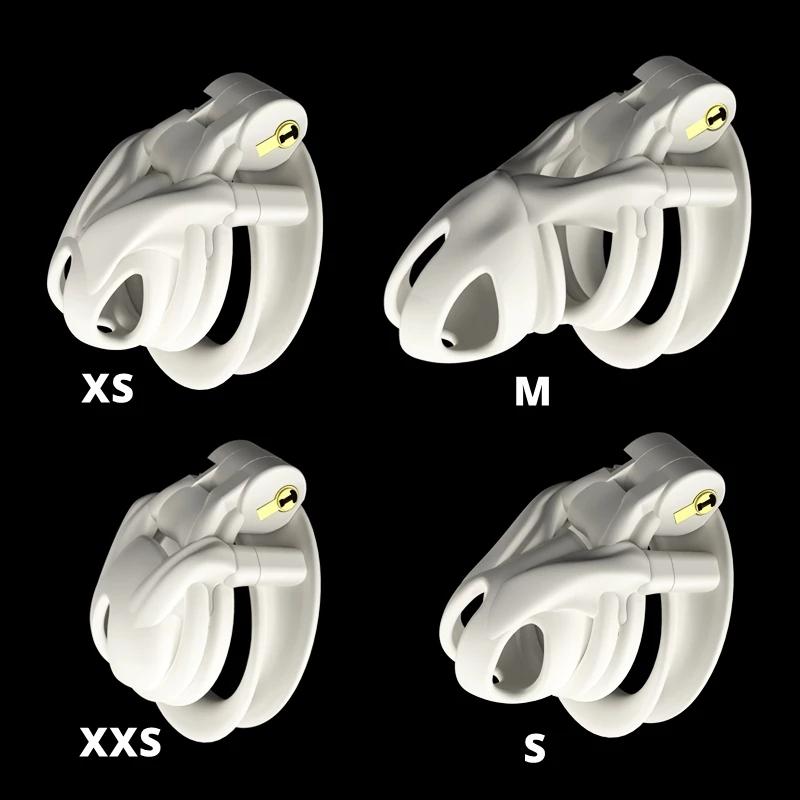 New 3D Printing Chastity Cage Curve Rings Fidelity Cage Extreme Micro Cock Cage Hentai Invisible Sex Toy for Male BDSM Sex Game