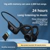 Earplug Bone-conduction Air Bluetooth Headset Sports Running with Noise-cancelling Wireless Power