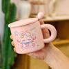 Creative Cute Rabbit Water Cup Set Small Gift Ceramic Mug Cover Spoon With Hand Gift Practical Cup With Gift Box