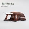 Просторная многоместная роскошная палатка для кемпинга: Две комнаты, Жилая зона, Вмещает 4, 8 или 10 человек, Плотный водонепроницаемый дизайн