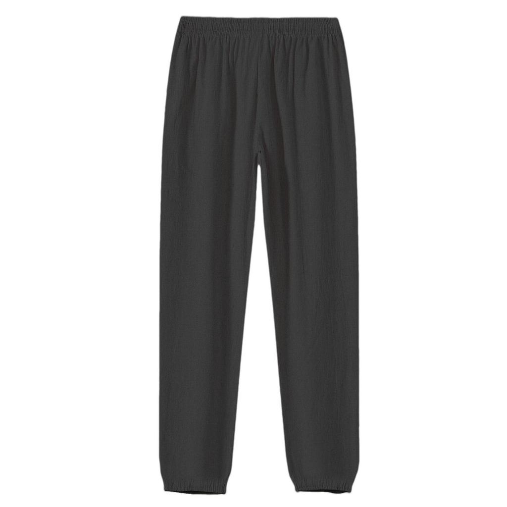 Спортивные штаны для фитнеса, однотонные, свободные, повседневные, спортивные штаны для бега